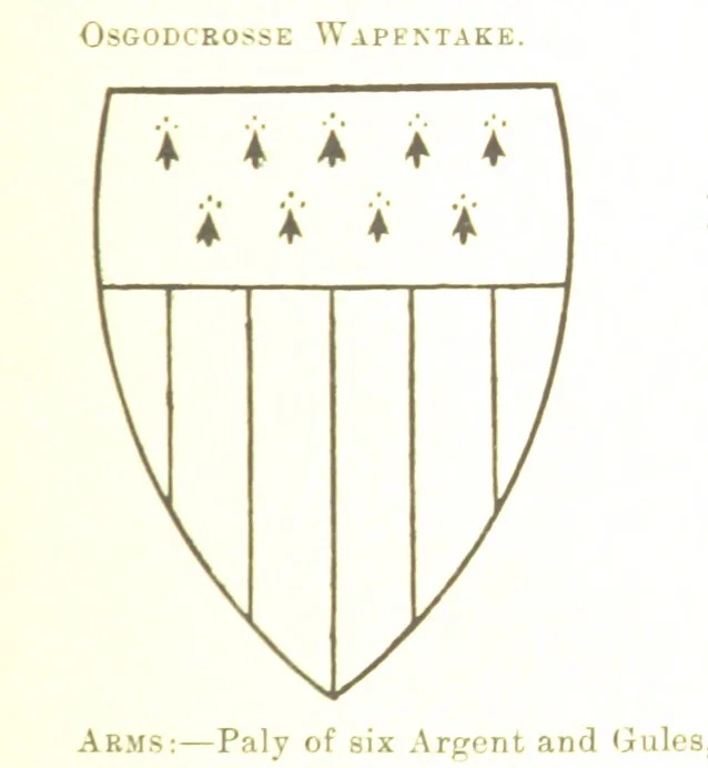 An illustration from Dugdale's Visitation of Yorkshire, [in 1665-66.] with additions. Edited by J. W. Clay, 1899, leaf 387