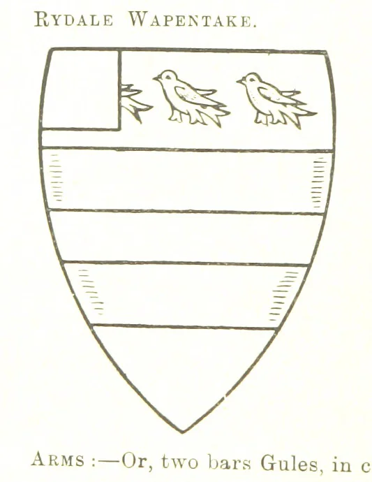 An illustration from Dugdale's Visitation of Yorkshire, [in 1665-66.] with additions. Edited by J. W. Clay, 1899, leaf 388