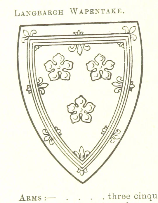 An illustration from Dugdale's Visitation of Yorkshire, [in 1665-66.] with additions. Edited by J. W. Clay, 1899, leaf 392