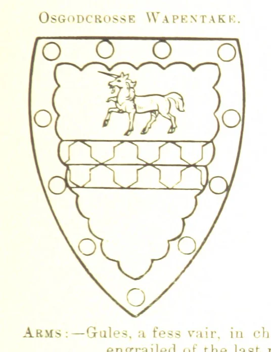 An illustration from Dugdale's Visitation of Yorkshire, [in 1665-66.] with additions. Edited by J. W. Clay, 1899, leaf 403