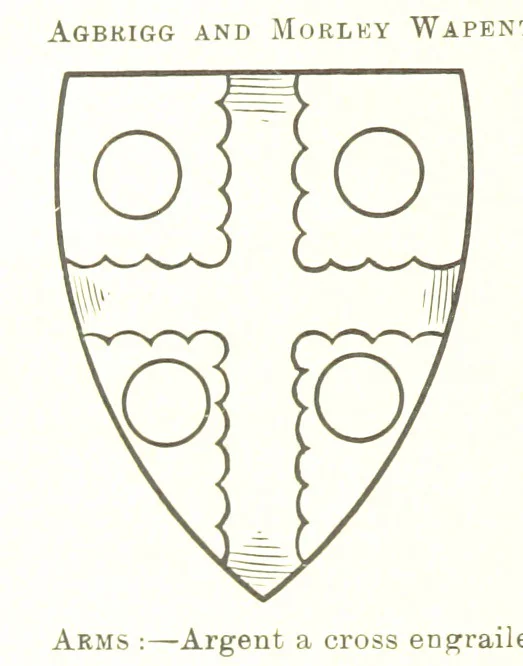 An illustration from Dugdale's Visitation of Yorkshire, [in 1665-66.] with additions. Edited by J. W. Clay, 1899, leaf 410