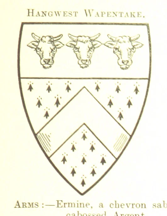 An illustration from Dugdale's Visitation of Yorkshire, [in 1665-66.] with additions. Edited by J. W. Clay, 1899, leaf 413