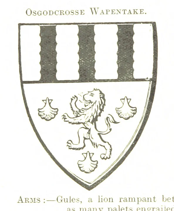 An illustration from Dugdale's Visitation of Yorkshire, [in 1665-66.] with additions. Edited by J. W. Clay, 1899, leaf 420