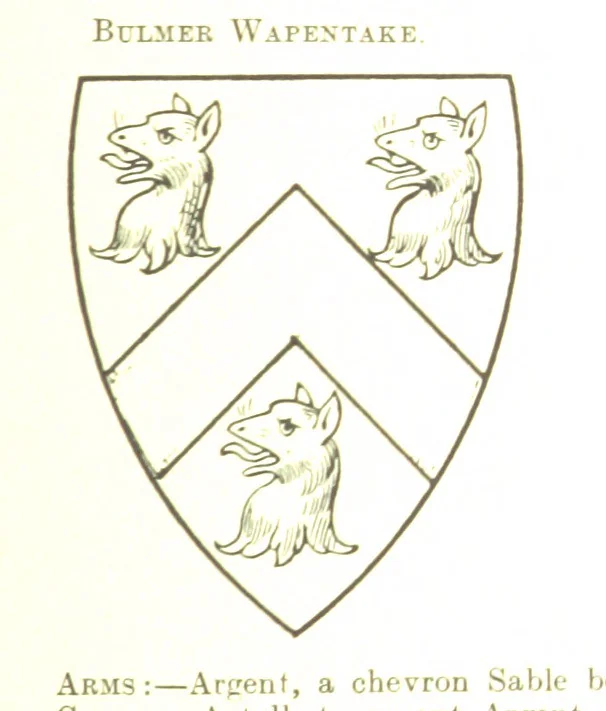 An illustration from Dugdale's Visitation of Yorkshire, [in 1665-66.] with additions. Edited by J. W. Clay, 1899, leaf 421