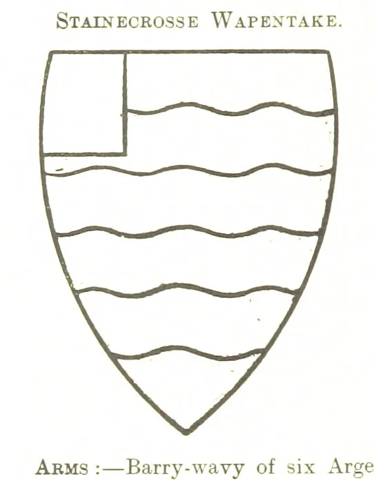 An illustration from Dugdale's Visitation of Yorkshire, [in 1665-66.] with additions. Edited by J. W. Clay, 1899, leaf 426