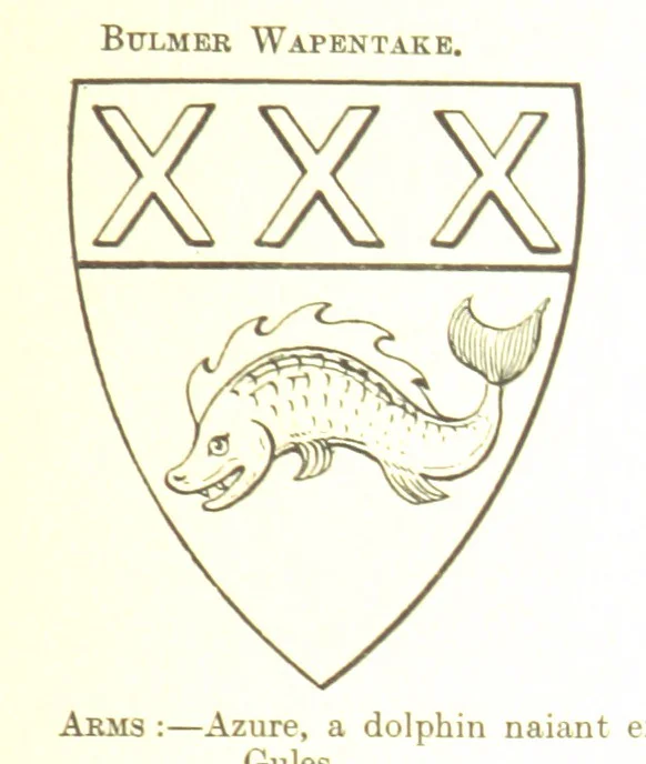 An illustration from Dugdale's Visitation of Yorkshire, [in 1665-66.] with additions. Edited by J. W. Clay, 1899, leaf 433