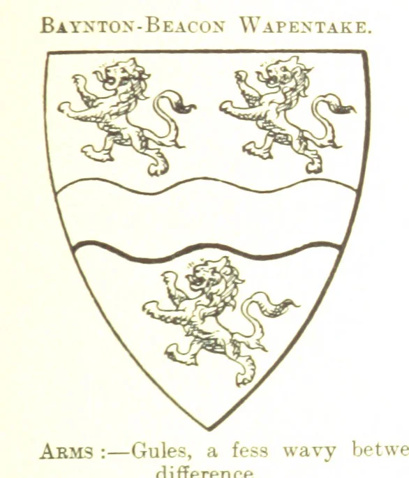 An illustration from Dugdale's Visitation of Yorkshire, [in 1665-66.] with additions. Edited by J. W. Clay, 1899, leaf 435