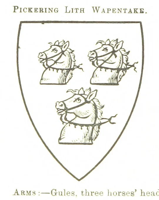 An illustration from Dugdale's Visitation of Yorkshire, [in 1665-66.] with additions. Edited by J. W. Clay, 1899, leaf 440