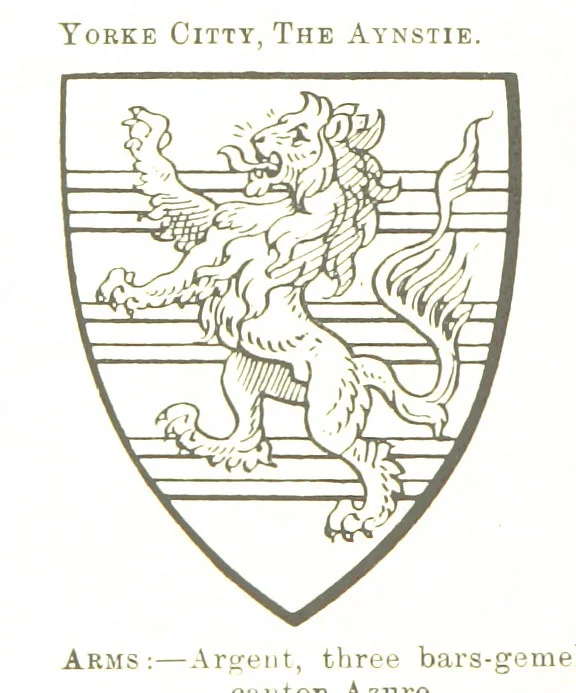 An illustration from Dugdale's Visitation of Yorkshire, [in 1665-66.] with additions. Edited by J. W. Clay, 1899, leaf 446