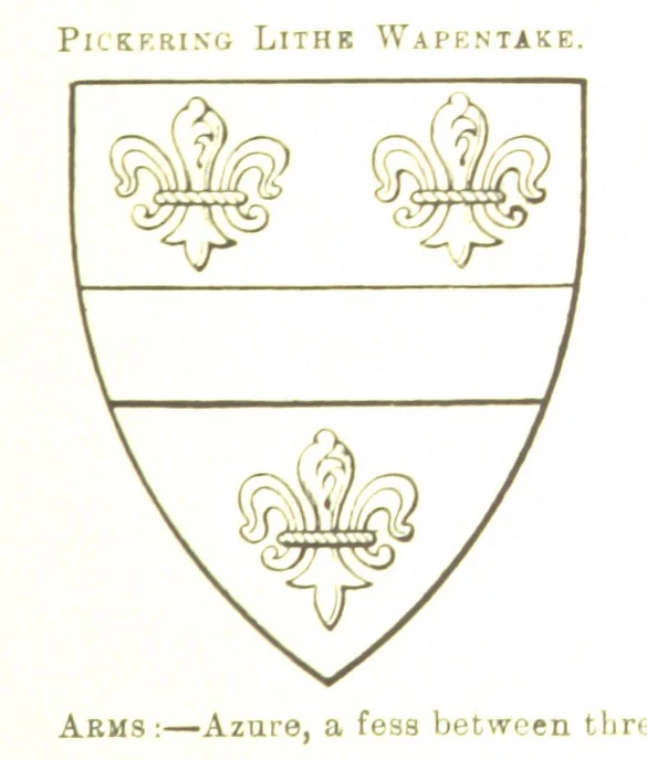 An illustration from Dugdale's Visitation of Yorkshire, [in 1665-66.] with additions. Edited by J. W. Clay, 1899, leaf 453