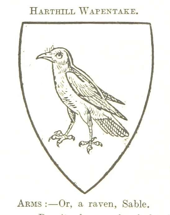 An illustration from Dugdale's Visitation of Yorkshire, [in 1665-66.] with additions. Edited by J. W. Clay, 1899, leaf 458