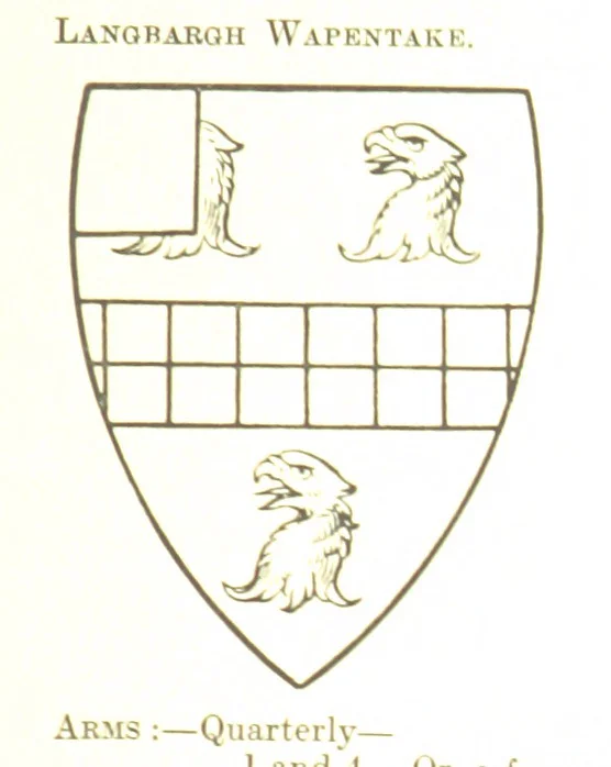 An illustration from Dugdale's Visitation of Yorkshire, [in 1665-66.] with additions. Edited by J. W. Clay, 1899, leaf 471