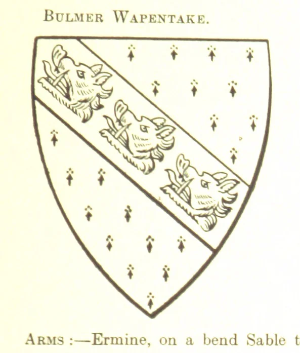 An illustration from Dugdale's Visitation of Yorkshire, [in 1665-66.] with additions. Edited by J. W. Clay, 1899, leaf 495
