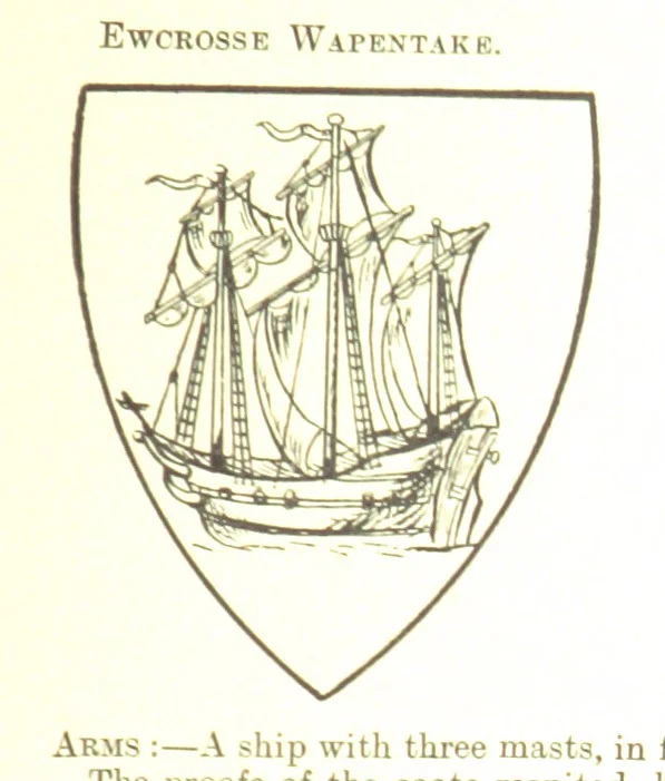 An illustration from Dugdale's Visitation of Yorkshire, [in 1665-66.] with additions. Edited by J. W. Clay, 1899, leaf 497