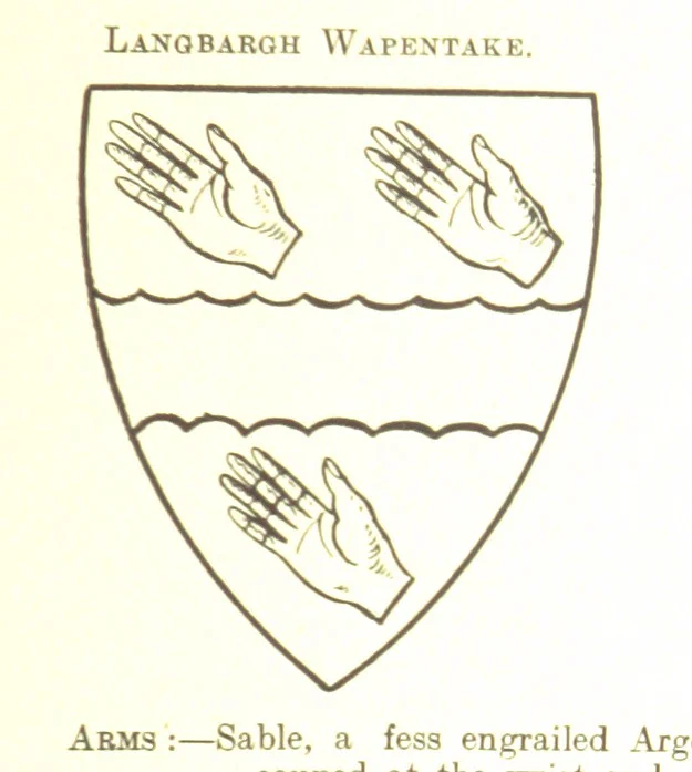 An illustration from Dugdale's Visitation of Yorkshire, [in 1665-66.] with additions. Edited by J. W. Clay, 1899, leaf 499