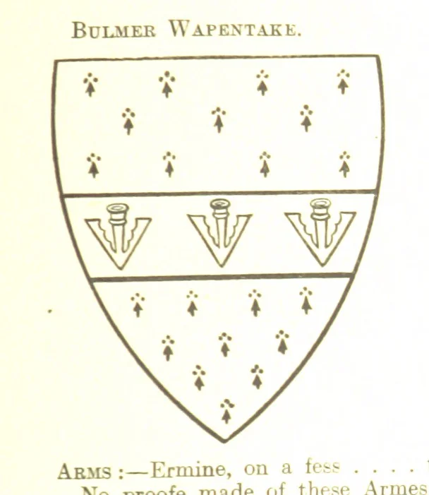An illustration from Dugdale's Visitation of Yorkshire, [in 1665-66.] with additions. Edited by J. W. Clay, 1899, leaf 501