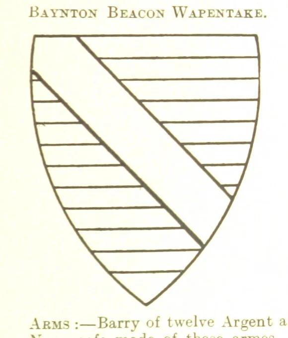 An illustration from Dugdale's Visitation of Yorkshire, [in 1665-66.] with additions. Edited by J. W. Clay, 1899, leaf 509