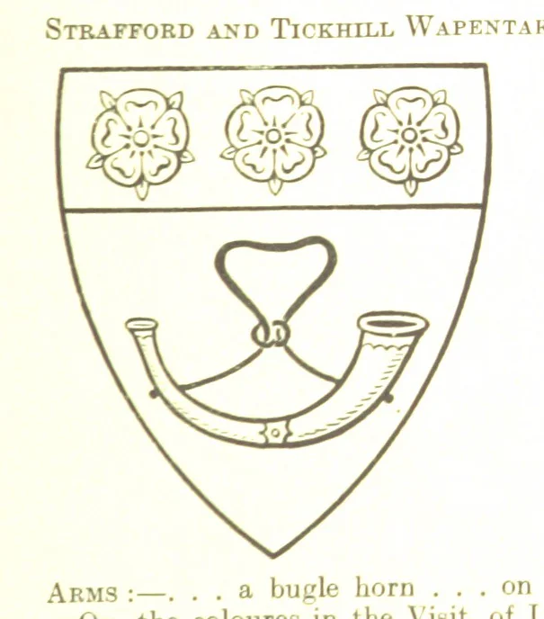 An illustration from Dugdale's Visitation of Yorkshire, [in 1665-66.] with additions. Edited by J. W. Clay, 1899, leaf 515