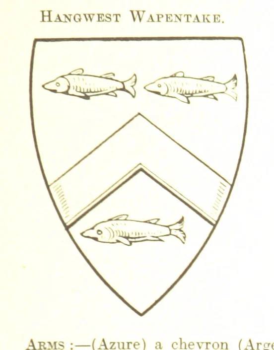 An illustration from Dugdale's Visitation of Yorkshire, [in 1665-66.] with additions. Edited by J. W. Clay, 1899, leaf 523
