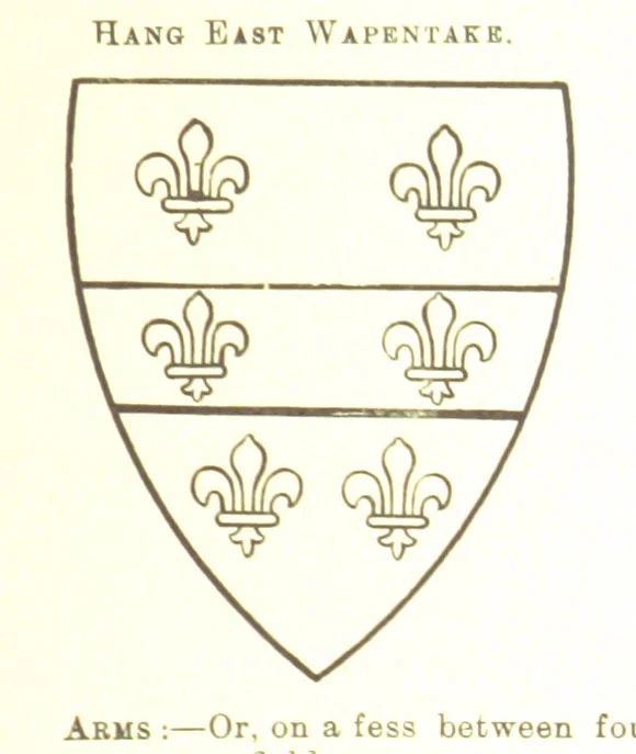 An illustration from Dugdale's Visitation of Yorkshire, [in 1665-66.] with additions. Edited by J. W. Clay, 1899, leaf 527
