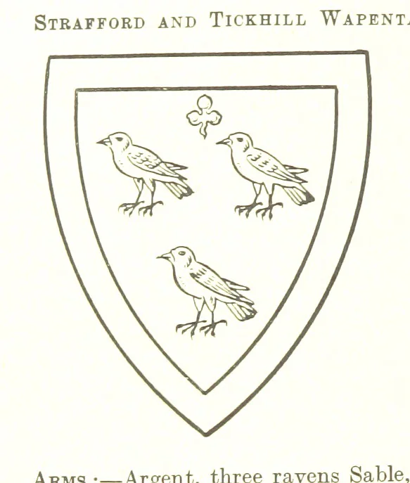 An illustration from Dugdale's Visitation of Yorkshire, [in 1665-66.] with additions. Edited by J. W. Clay, 1899, leaf 530