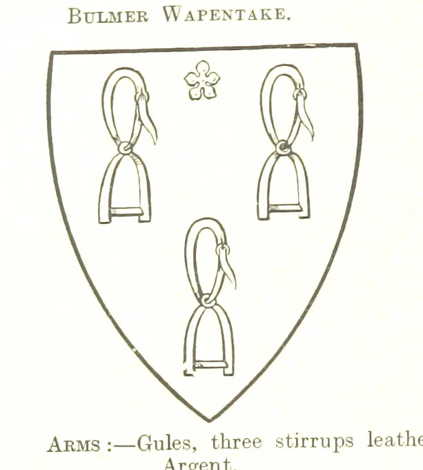 An illustration from Dugdale's Visitation of Yorkshire, [in 1665-66.] with additions. Edited by J. W. Clay, 1899, leaf 534