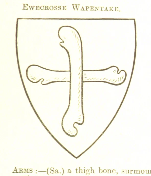 An illustration from Dugdale's Visitation of Yorkshire, [in 1665-66.] with additions. Edited by J. W. Clay, 1899, leaf 539
