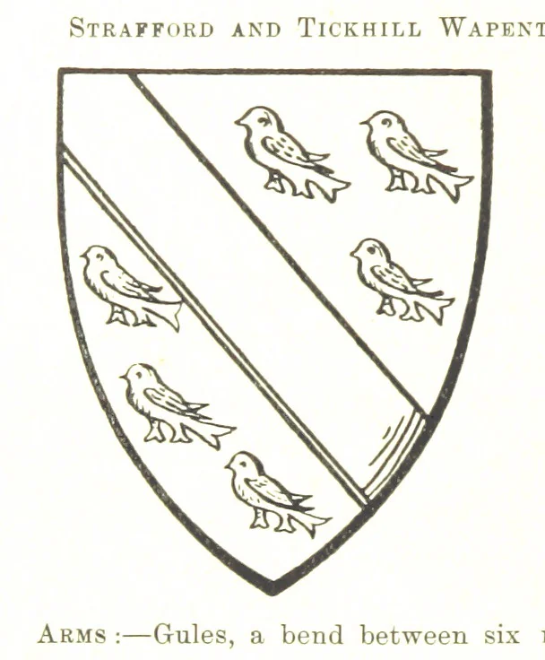 An illustration from Dugdale's Visitation of Yorkshire, [in 1665-66.] with additions. Edited by J. W. Clay, 1899, leaf 68