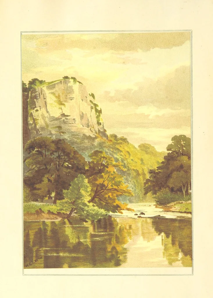 An illustration from Our Native Land, its scenery and associations. A series of 36 water-colour sketches after Rowbotham, Read, Needham, and other eminent artists. With descriptive notes. [The author of the text identified on the wrapper of pt. 1 as “the author of By Loch and by Land”, i.e. Jean L. Watson, 1879, leaf 10
