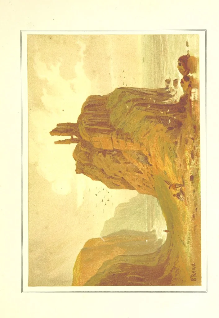 An illustration from Our Native Land, its scenery and associations. A series of 36 water-colour sketches after Rowbotham, Read, Needham, and other eminent artists. With descriptive notes. [The author of the text identified on the wrapper of pt. 1 as “the author of By Loch and by Land”, i.e. Jean L. Watson, 1879, leaf 117