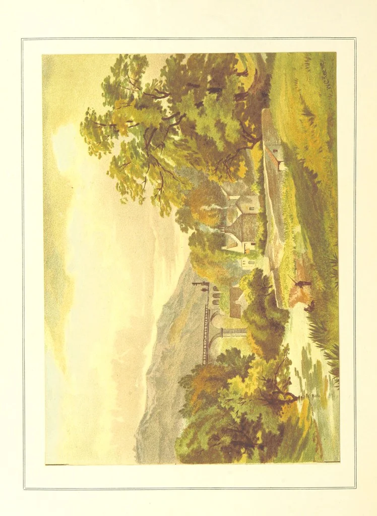 An illustration from Our Native Land, its scenery and associations. A series of 36 water-colour sketches after Rowbotham, Read, Needham, and other eminent artists. With descriptive notes. [The author of the text identified on the wrapper of pt. 1 as “the author of By Loch and by Land”, i.e. Jean L. Watson, 1879, leaf 152