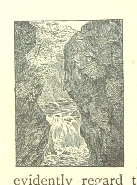 An illustration from Our Native Land, its scenery and associations. A series of 36 water-colour sketches after Rowbotham, Read, Needham, and other eminent artists. With descriptive notes. [The author of the text identified on the wrapper of pt. 1 as “the author of By Loch and by Land”, i.e. Jean L. Watson, 1879, leaf 156