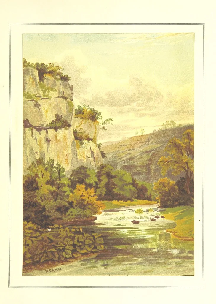 An illustration from Our Native Land, its scenery and associations. A series of 36 water-colour sketches after Rowbotham, Read, Needham, and other eminent artists. With descriptive notes. [The author of the text identified on the wrapper of pt. 1 as “the author of By Loch and by Land”, i.e. Jean L. Watson, 1879, leaf 157