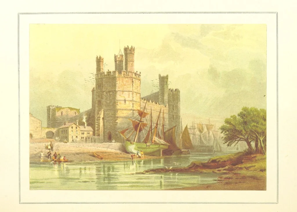An illustration from Our Native Land, its scenery and associations. A series of 36 water-colour sketches after Rowbotham, Read, Needham, and other eminent artists. With descriptive notes. [The author of the text identified on the wrapper of pt. 1 as “the author of By Loch and by Land”, i.e. Jean L. Watson, 1879, leaf 178