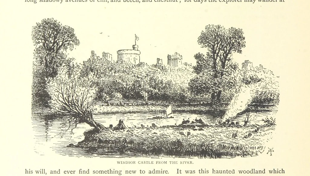An illustration from Our Native Land, its scenery and associations. A series of 36 water-colour sketches after Rowbotham, Read, Needham, and other eminent artists. With descriptive notes. [The author of the text identified on the wrapper of pt. 1 as “the author of By Loch and by Land”, i.e. Jean L. Watson, 1879, leaf 264