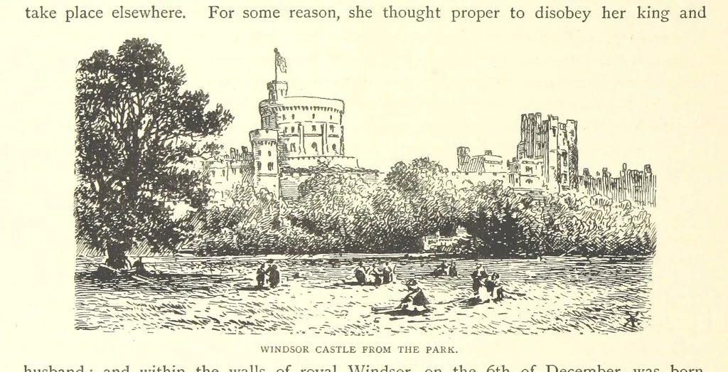 An illustration from Our Native Land, its scenery and associations. A series of 36 water-colour sketches after Rowbotham, Read, Needham, and other eminent artists. With descriptive notes. [The author of the text identified on the wrapper of pt. 1 as “the author of By Loch and by Land”, i.e. Jean L. Watson, 1879, leaf 278