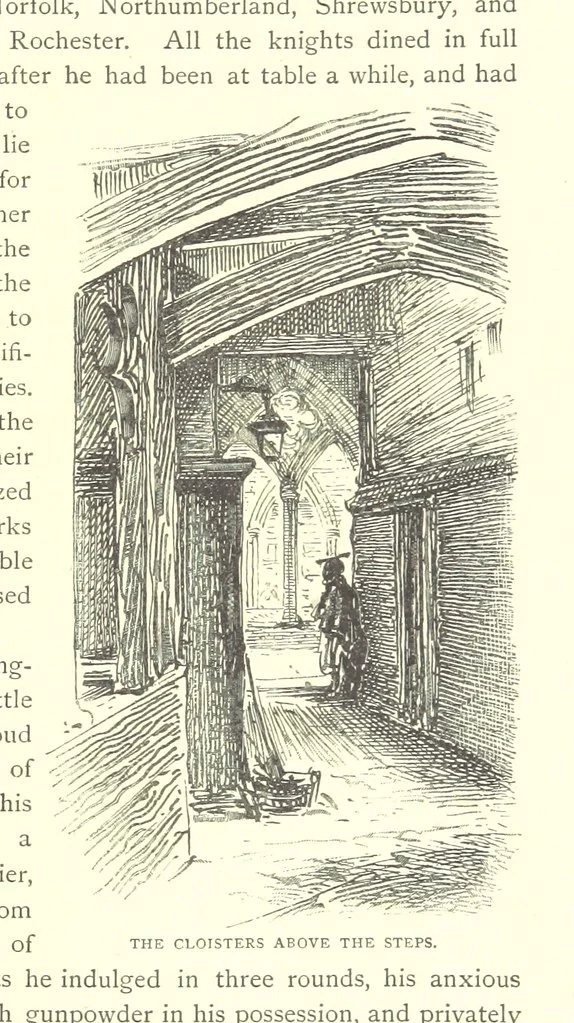 An illustration from Our Native Land, its scenery and associations. A series of 36 water-colour sketches after Rowbotham, Read, Needham, and other eminent artists. With descriptive notes. [The author of the text identified on the wrapper of pt. 1 as “the author of By Loch and by Land”, i.e. Jean L. Watson, 1879, leaf 297