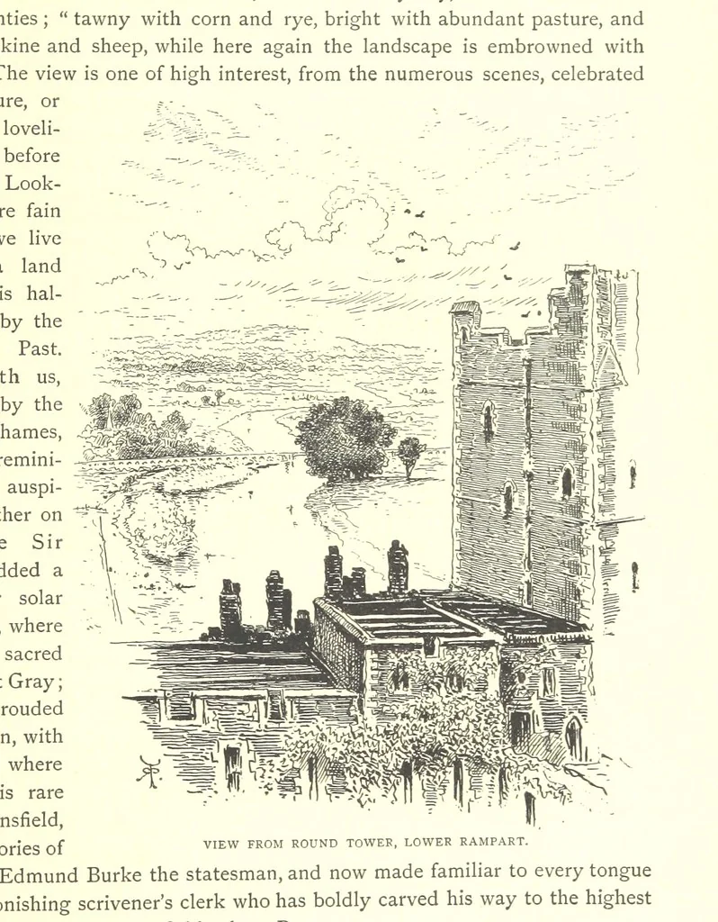An illustration from Our Native Land, its scenery and associations. A series of 36 water-colour sketches after Rowbotham, Read, Needham, and other eminent artists. With descriptive notes. [The author of the text identified on the wrapper of pt. 1 as “the author of By Loch and by Land”, i.e. Jean L. Watson, 1879, leaf 329