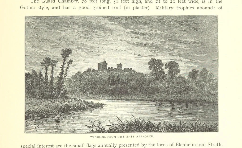 An illustration from Our Native Land, its scenery and associations. A series of 36 water-colour sketches after Rowbotham, Read, Needham, and other eminent artists. With descriptive notes. [The author of the text identified on the wrapper of pt. 1 as “the author of By Loch and by Land”, i.e. Jean L. Watson, 1879, leaf 335