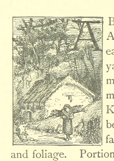 An illustration from Our Native Land, its scenery and associations. A series of 36 water-colour sketches after Rowbotham, Read, Needham, and other eminent artists. With descriptive notes. [The author of the text identified on the wrapper of pt. 1 as “the author of By Loch and by Land”, i.e. Jean L. Watson, 1879, leaf 36