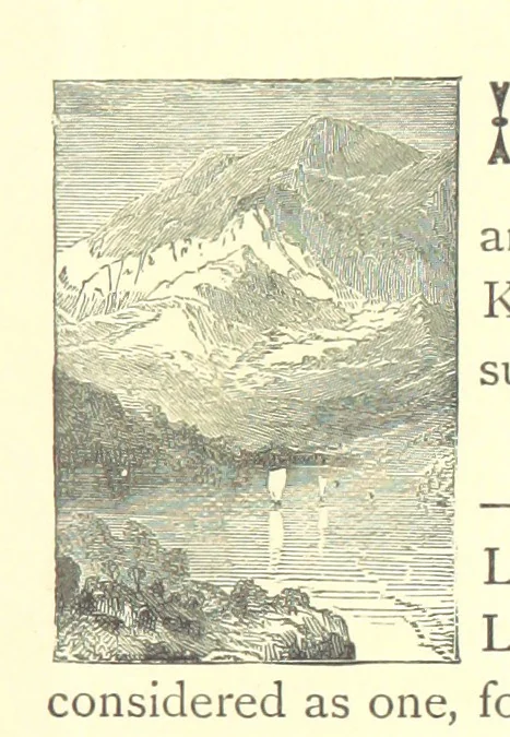 An illustration from Our Native Land, its scenery and associations. A series of 36 water-colour sketches after Rowbotham, Read, Needham, and other eminent artists. With descriptive notes. [The author of the text identified on the wrapper of pt. 1 as “the author of By Loch and by Land”, i.e. Jean L. Watson, 1879, leaf 75