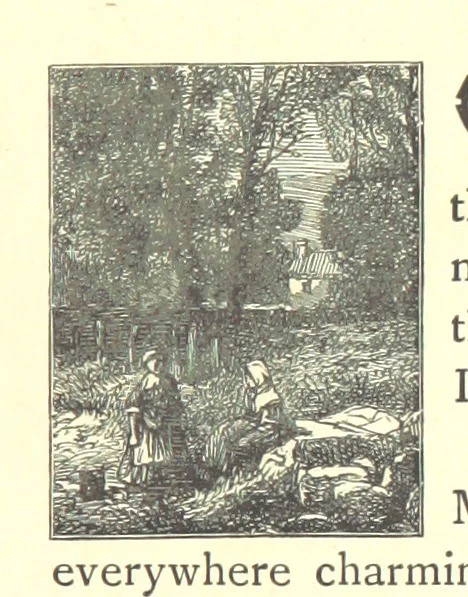 An illustration from Our Native Land, its scenery and associations. A series of 36 water-colour sketches after Rowbotham, Read, Needham, and other eminent artists. With descriptive notes. [The author of the text identified on the wrapper of pt. 1 as “the author of By Loch and by Land”, i.e. Jean L. Watson, 1879, leaf 91