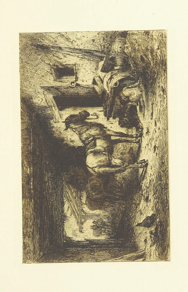 An illustration from Nature and Art: poems and pictures from the best authors and artists. Compiled by L. R. Estes. Illustrated with ... etchings ... and ... illustrations, etc, 1890, leaf 103