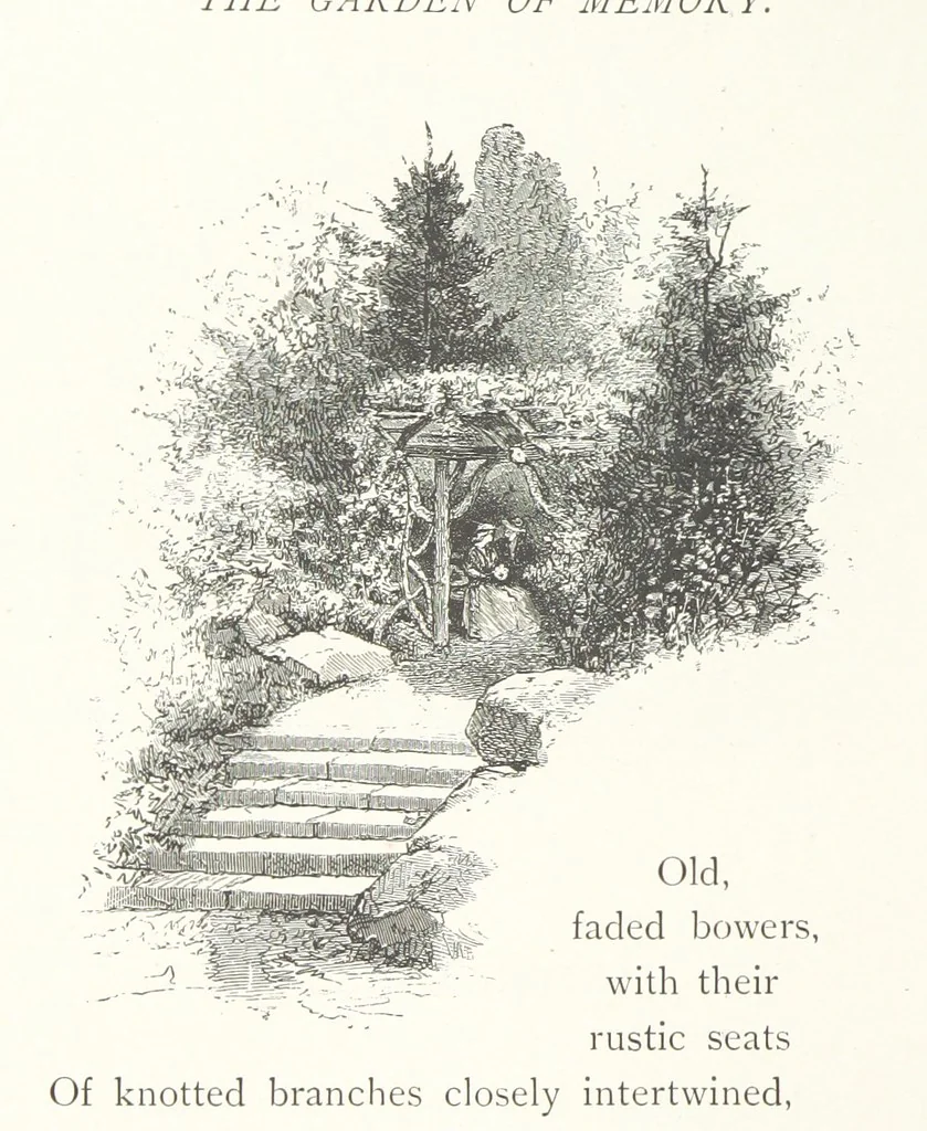 An illustration from Nature and Art: poems and pictures from the best authors and artists. Compiled by L. R. Estes. Illustrated with ... etchings ... and ... illustrations, etc, 1890, leaf 118