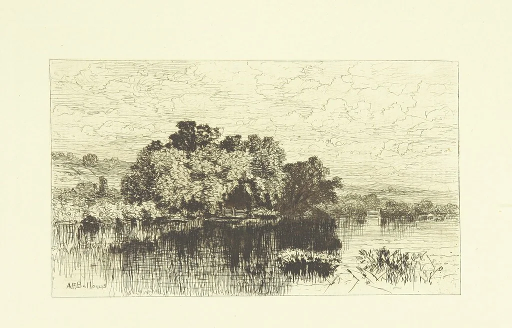 An illustration from Nature and Art: poems and pictures from the best authors and artists. Compiled by L. R. Estes. Illustrated with ... etchings ... and ... illustrations, etc, 1890, leaf 123