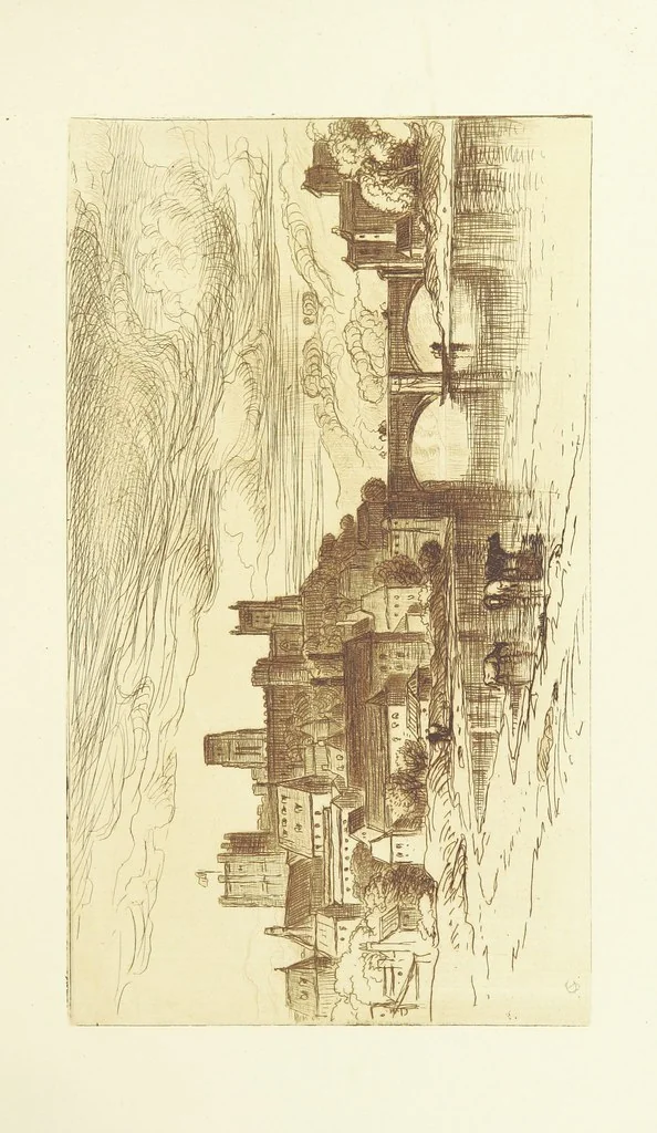 An illustration from Nature and Art: poems and pictures from the best authors and artists. Compiled by L. R. Estes. Illustrated with ... etchings ... and ... illustrations, etc, 1890, leaf 135