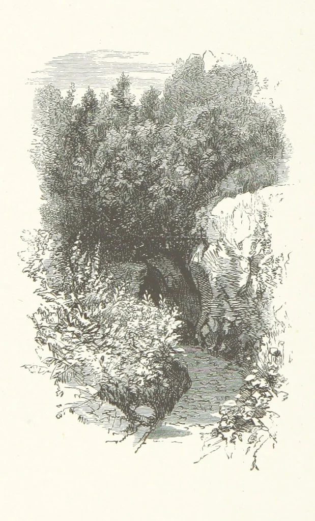 An illustration from Nature and Art: poems and pictures from the best authors and artists. Compiled by L. R. Estes. Illustrated with ... etchings ... and ... illustrations, etc, 1890, leaf 144