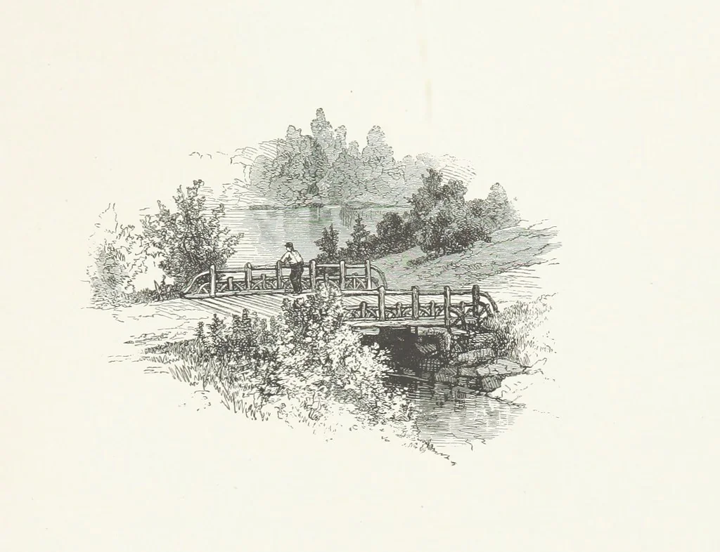 An illustration from Nature and Art: poems and pictures from the best authors and artists. Compiled by L. R. Estes. Illustrated with ... etchings ... and ... illustrations, etc, 1890, leaf 147