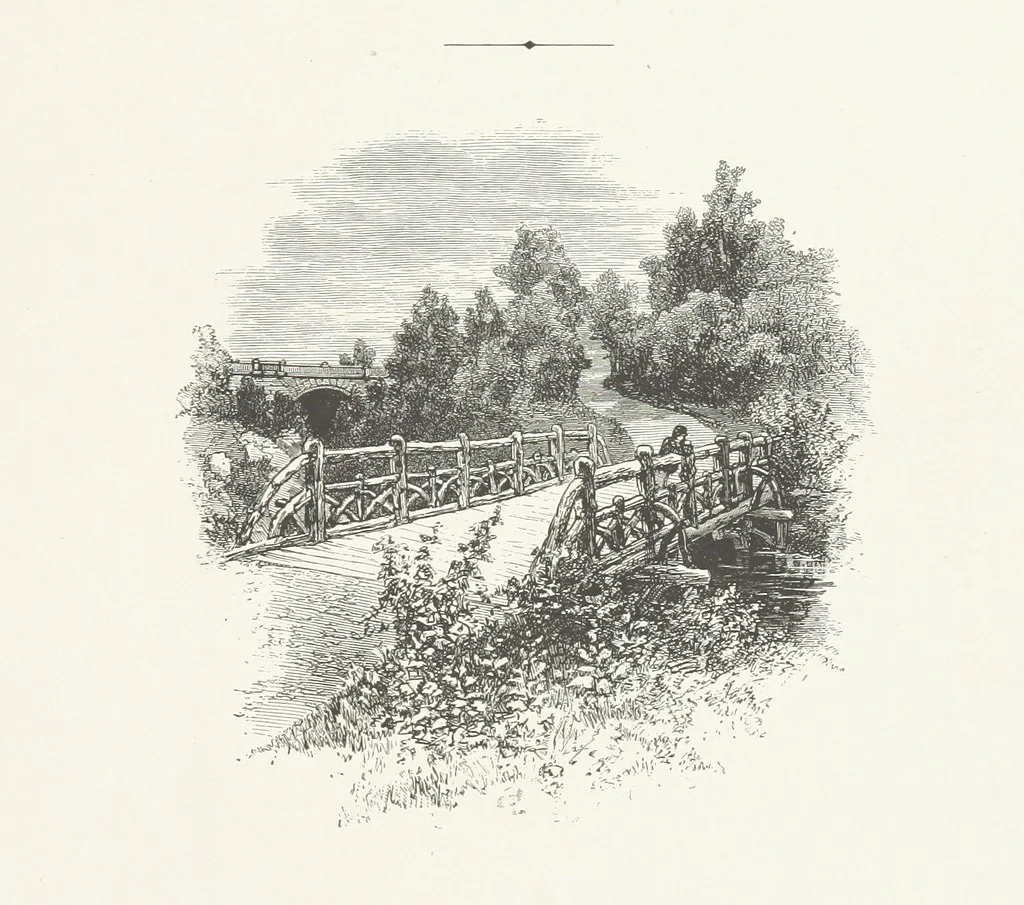An illustration from Nature and Art: poems and pictures from the best authors and artists. Compiled by L. R. Estes. Illustrated with ... etchings ... and ... illustrations, etc, 1890, leaf 17