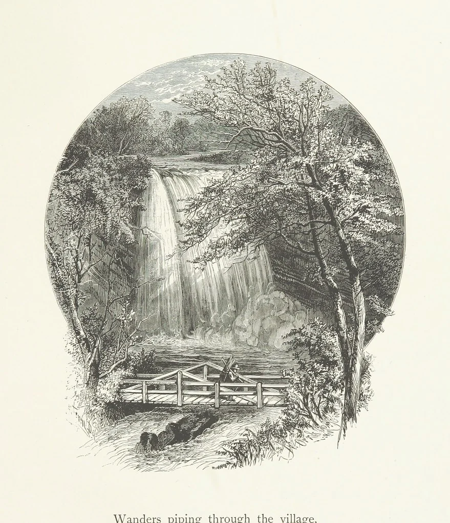 An illustration from Nature and Art: poems and pictures from the best authors and artists. Compiled by L. R. Estes. Illustrated with ... etchings ... and ... illustrations, etc, 1890, leaf 171